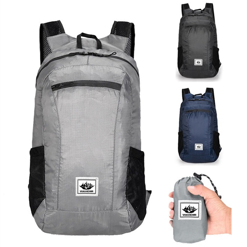Foldable Backpack Small - Outdoor Wandeltas 20L Lichtgewicht Draagbare Rugzak