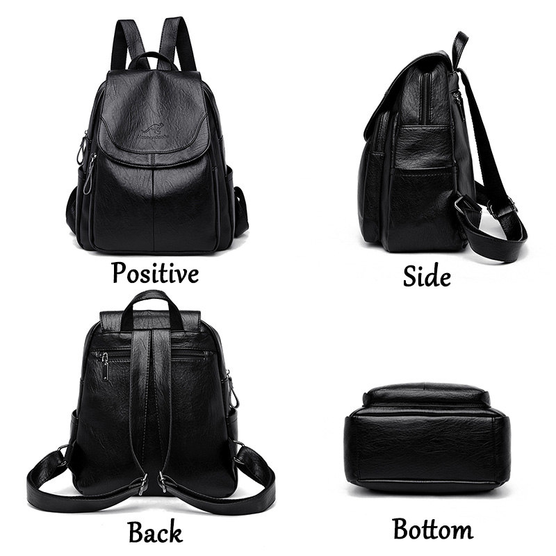 9-kleuren dames zacht lederen  - Leather Backpack Vintage recensie en prijs